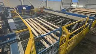 Линия перепакетирования Wood Engine на заводе Икеа Вятка