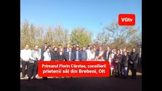 Olt. Primarul Florin Cârstea, din Brebeni a depus jurământul alături de consilierii locali