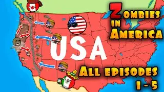 Zombies in America -  All episodes 1 - 5 ( Countryballs )