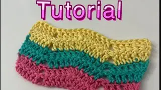 Come lavorare uncinetto a zig zag - facile