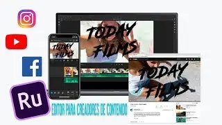 Adobe Rush CC 2019 El editor de video 🎥 para YouTubers 🎬