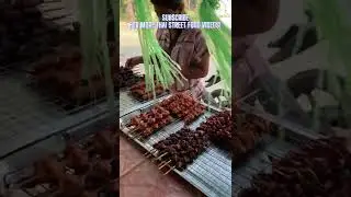 GRILLED CHICKEN BBQ & More (Chicken Liver, Heart, Bones) | Thai Street Food