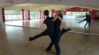 Oksana Zaver & Mirko Gozzoli. Lessons. Standard style. International Tango. Lesson with Mirko.