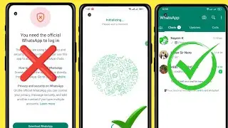 как вам нужен официальный WhatsApp для входа в WhatsApp I Проблема со входом в WhatsApp,