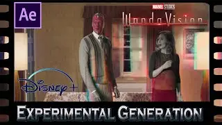 WandaVision Reality Color Transition - Adobe After Effects Tutorial