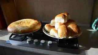 Лепёшка и булочки из пресного (постного) теста.