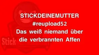 Das weiß NIEMAND über die verbrannten AFFEN!!! #reupload52 #stickdeinemutter