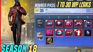 PUBG MOBILE LITE SESSION 18 WINNER PASS LEAKS || pubg mobile lite season 18 winner pass all reward 😱