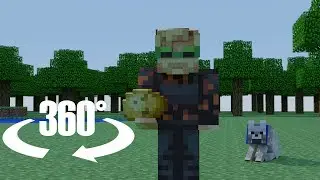 You're PewDiePie's New Minecraft Pet In 360/VR
