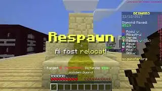 Minecraft Bed Wars Metting a VERY BIG HACKER!!