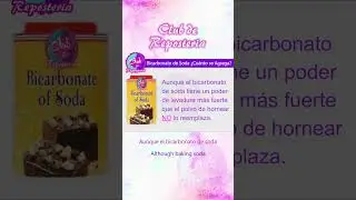 Bicarbonato de Soda ¿Cuánto se Agrega? #Shorts