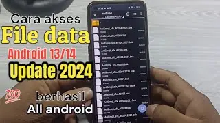 cara akses file data android 13