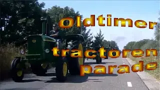 Oldtimer tractoren parade