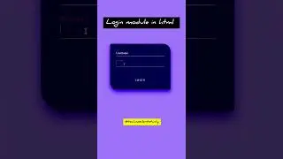 💥Login module in html 💝 html css responsive login page ✅️ free tutorial video  