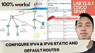 15.6.1 Configure IPv4 and IPv6 Static and Default Routes | SRWE Cisco Bahasa Indonesia