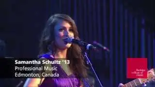 It's Too Late - Samantha Schultz - 2013 Berklee Commencement Concert