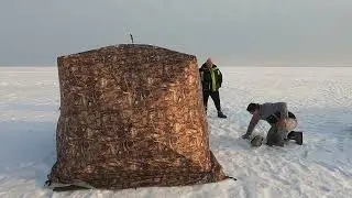 To the bathhouse on ice! Vats. Wood-burning bathhouse stove. Large tent Family TF, accommodation.