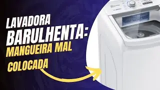 Trocar mangueiras de máquina de lavar não é fácil, acompanhe o vídeo