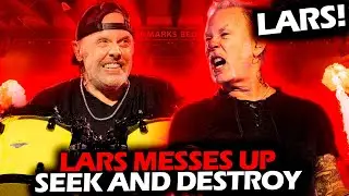 JAMES HETFIELD REACTION WHEN LARS ULRICH MESSES UP SEEK AND DESTROY LIVE (2024) #METALLICA
