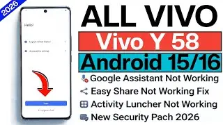 All Vivo Frp Bypass Android 15/16/Vivo Y58 Latest Security Frp Bypass/Gsm Devil/New Method 2026