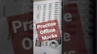 Offline Mocks practice for CLAT 2021#clat2021#mock#mayank