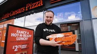 We Try The FIRST EVER Little Caesars In The UK | Food Review Club