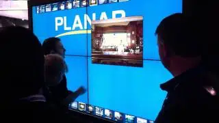 Planar Interactive Video Wall