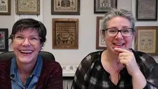 Flosstube #7 - Between Two WIPs - Caroline finally pulls her own stitching weight