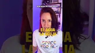 ¿Por qué EL agua, pero LA aguja si las dos son femeninas?