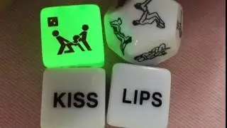 OMMI ® Funny Dice Game Toy Bachelor Party Couple Gift set of 4