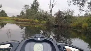 Покатушки по красивым местам на гидроцикле BRP GTI 130 SIA DOO Гидроцикл БРП