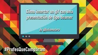 ¿Cómo insertar un gif en una presentación tipo beamer?