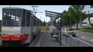 Estonia, Tallinn, tram 1 ride from Krulli to Marati
