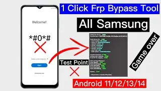 All Samsung Frp Bypass Android 14 | 1 Click Frp bypass || Samsung remove google lock Adb enable fail