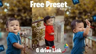 Outdoor Baby Photoshoot Preset | FREE XMP Download l Photoshop Tutorial