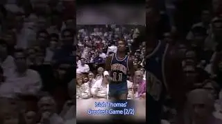 The greatest game of Isiah Thomas’ career (part 2/2) #nba #basketball #shorts