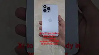 Iphone Xr to Iphone 13 pro converter body available in white colour 😍 