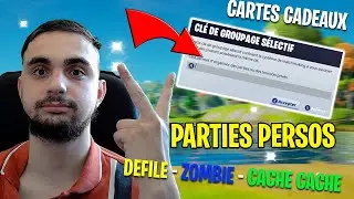 LIVE PARTIES PERSONNALISÉES FORTNITE FR (DEFILE DE MODE,ENDZONE,CACHE CACHE)