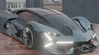 Lamborghini Terzo Millennio - Car Animation made in Blender 3.0 [Eevee] (slowmo version)