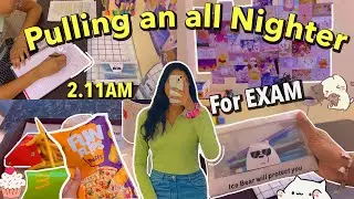 Pulling an All nighter for my Final Exam 📝+ Homecoming Vlog | Pragati shreya✨