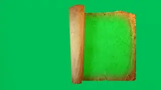 Green Screen Ancient Scroll Animation | 4K | Global Kreators