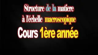 la mole , nombre d'avogadro quantité de matiere : structure de la matiere a l'échelle macroscopique