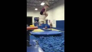 Anna LeRoy Class of 2019 Level 10 Yurchenko 1/2 on Front training
