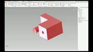 Inventor: Create a hole exactly in the centre of a face