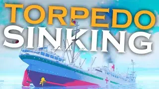 Torpedo Sinks Hospital Ship! | Tiny Sailors World | Roblox