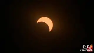 1 Minute of the solar eclipse 2021 