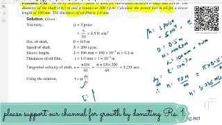 FLUID MECHANICS || R.K BANSAL|| CHAPTER 1 || Properties of Fluids || Example 1.32