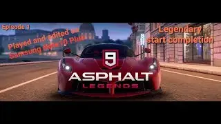 Asphalt 9 Episode 1: The beginning Game play on Samsung Note10 Plus