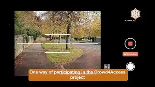Crowd4Access - How to take pictures of footpaths