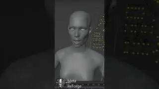 Metahuman Corrective Morph Targets Gone Wild  #blender #metahuman #unrealengine #morph #morph